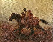 Eastman Johnson Fugitive Slaves oil painting artist